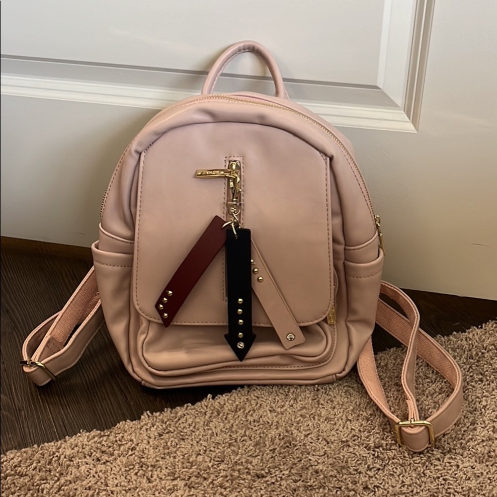 Light pink mini backpack